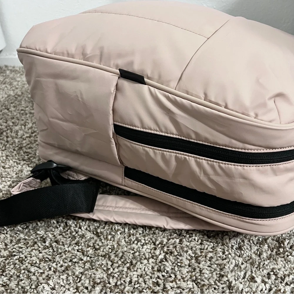 Calpak Luka Laptop Backpack Pink Rose Quartz 15" - Picture 7 of 10